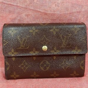 Authentic Louis Vuitton Monogram Trifold Wallet